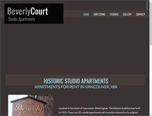 Tablet Screenshot of beverlycourtstudios.com
